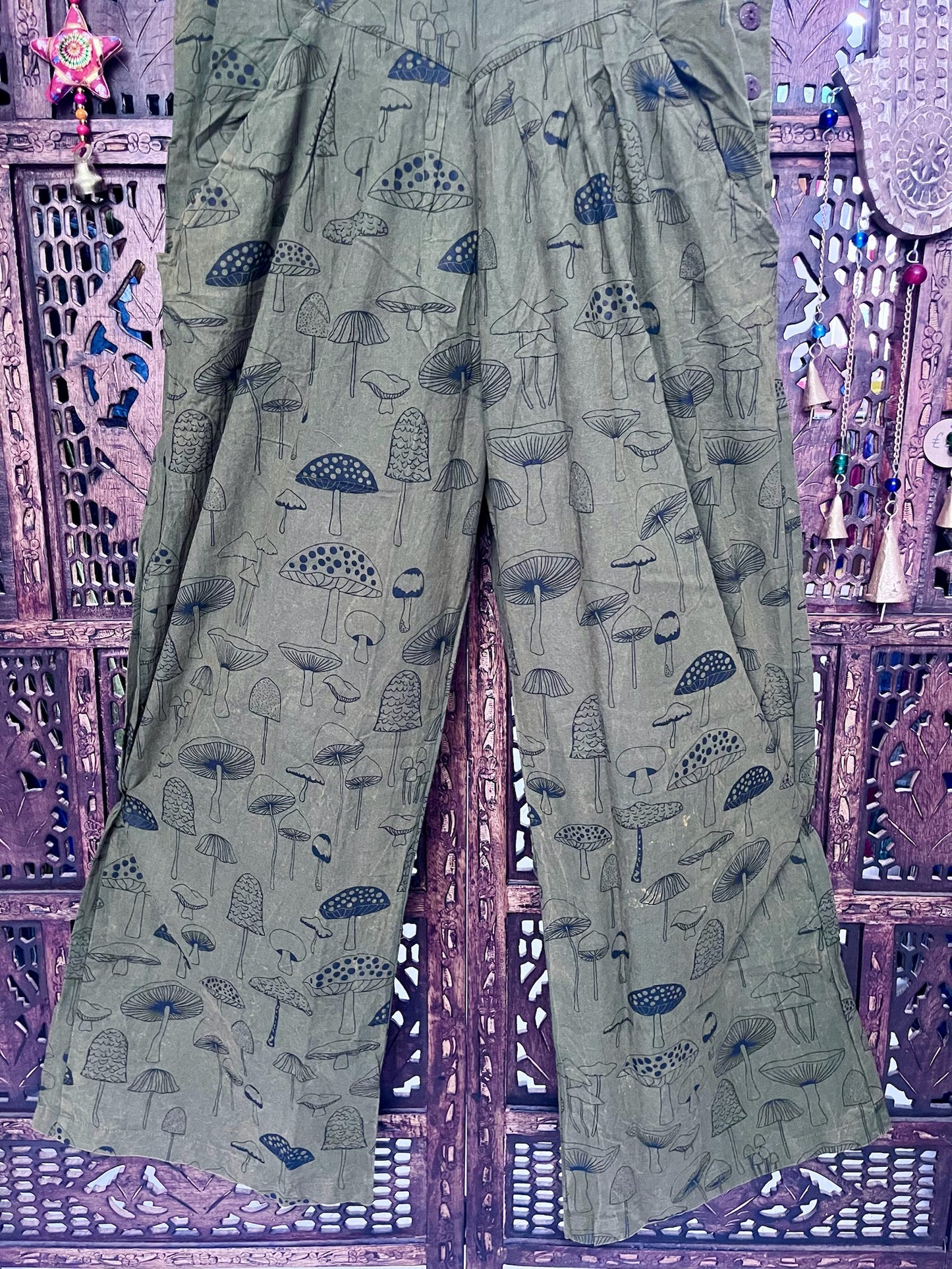 Mushroom Toadstool Dungarees