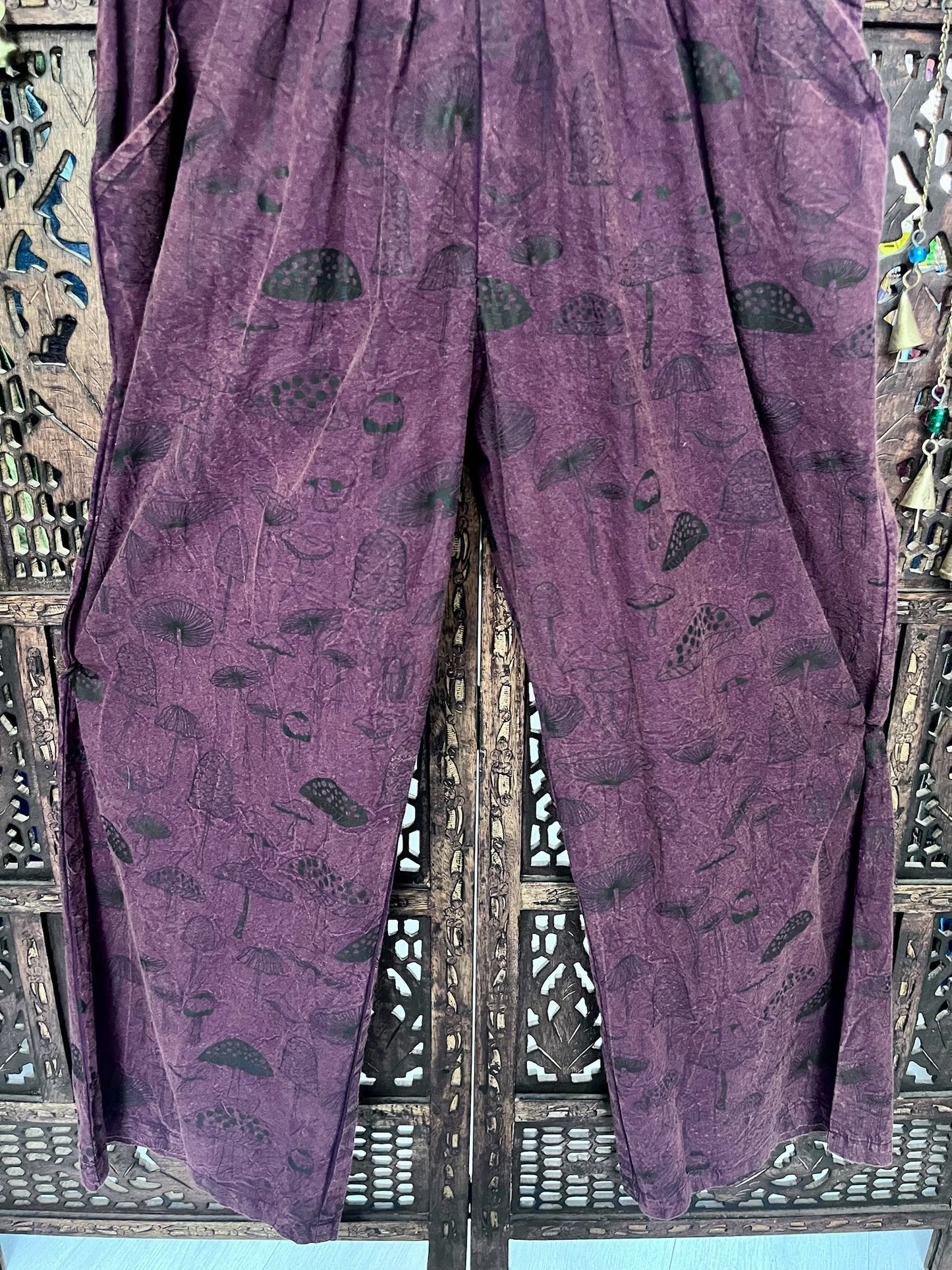 Mushroom dungarees
