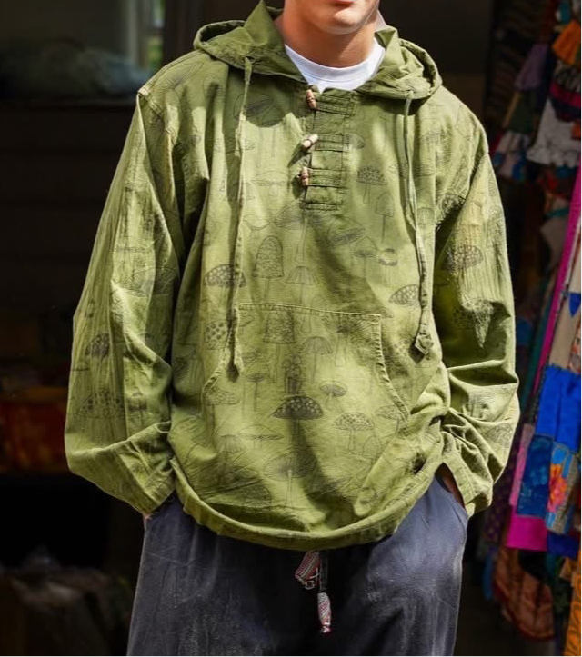 Mushroom Stonewashed Hoodie