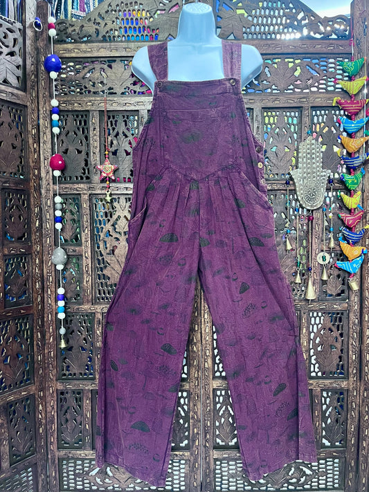 Mushroom dungarees