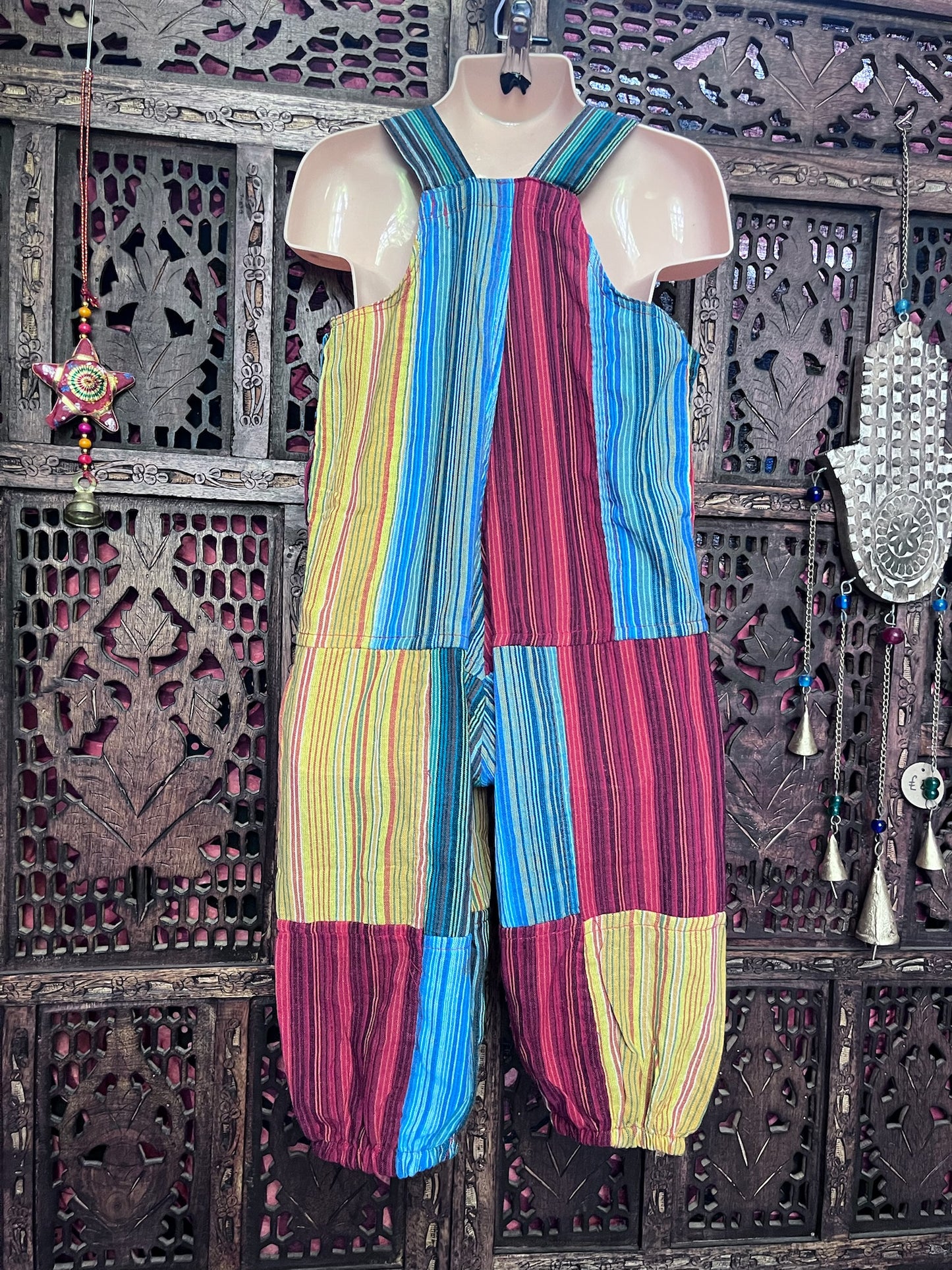 Patchwork Baby and Toddler Dungarees