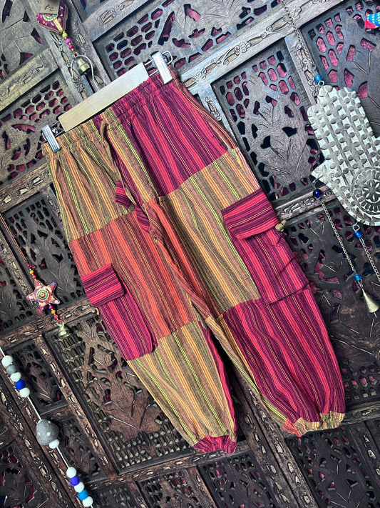 Children’s funky Patchwork Harem pants
